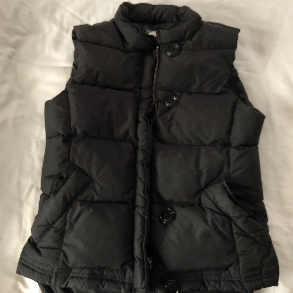 J Crew - Down Vest in Black